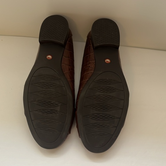 Clarks Women's Un Blush Wish Shoes Dark Tan Crocodile Size 6.5 - Picture 6 of 8